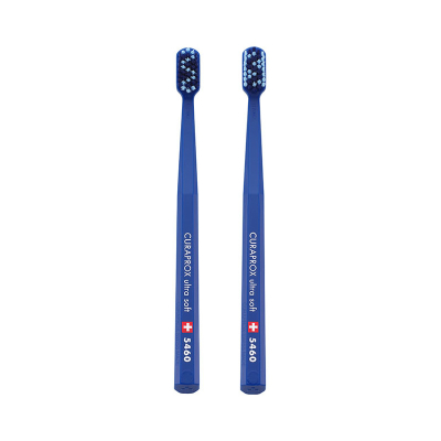 Набор Зубных Щёток Curaprox Ultra Soft Blue Edition D 0,10 Mm 2 шт